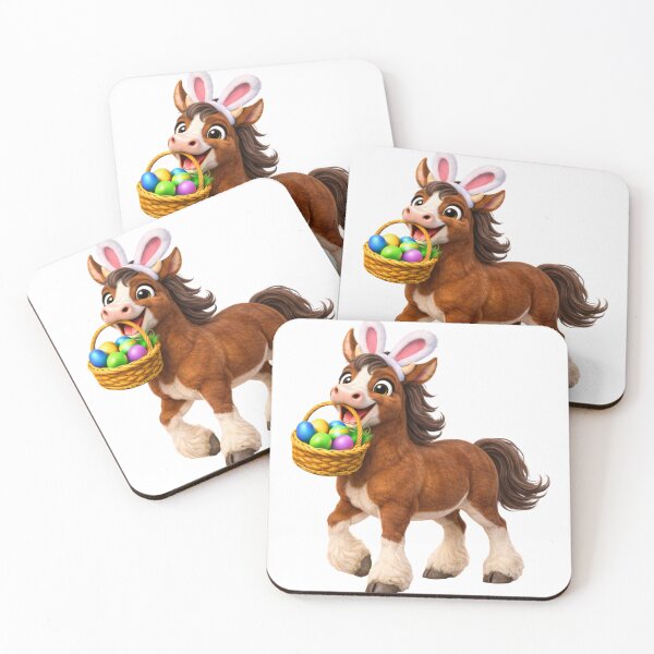 Item preview, Clydesdale Horse Easter Basket designed and sold by Sillytoe.