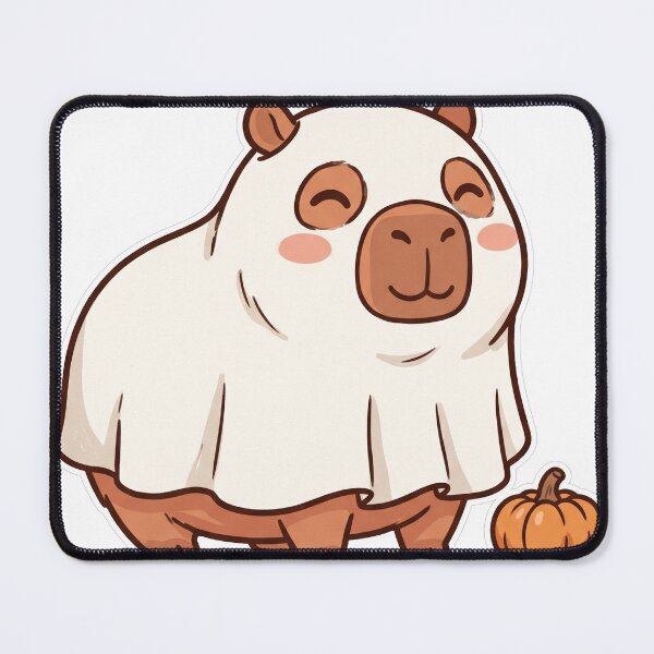 Item preview, Cute Capybara Ghost Halloween Boo Pumpkin designed and sold by DofinaSur.