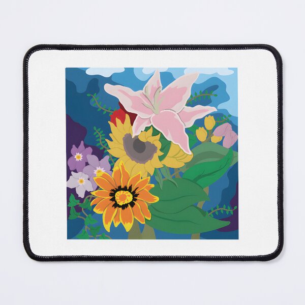 Item preview, Beautiful Floral Design with Vibrant Flowers and Leaves Artwork designed and sold by Customize Shirts.