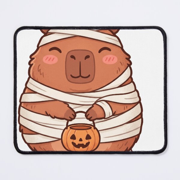 Item preview, Capybara Mummy Halloween Cute Kawaii Pumpkin designed and sold by DofinaSur.