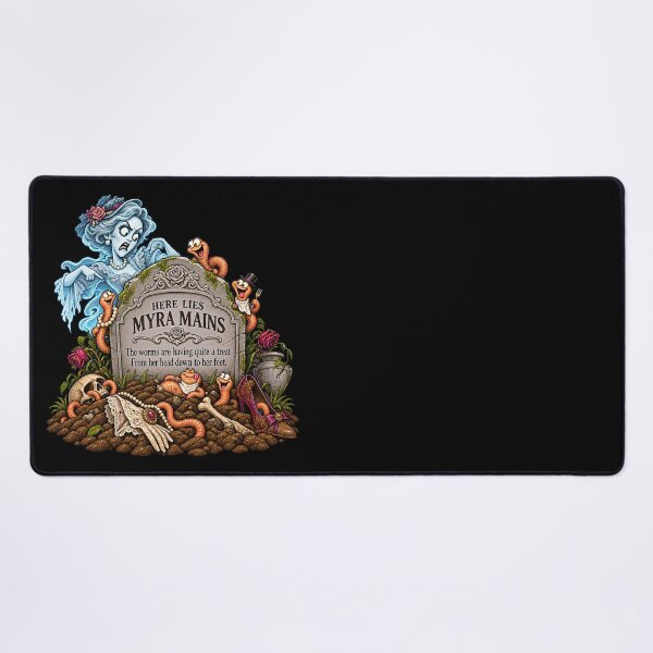 Item preview, ⚡HAUNTED TOMBSTONE COLLECTION - Myra Mains - dark version designed and sold by WheelieGdArt.