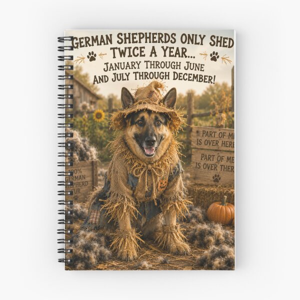 Item preview, German Shephards shed only twice a year designed and sold by Mirgonhood.