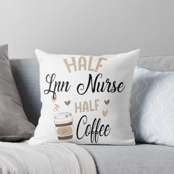 Item preview, Half Nurse Half Coffee LPN Design for Nursing Professionals designed and sold by SykeOPathYT.