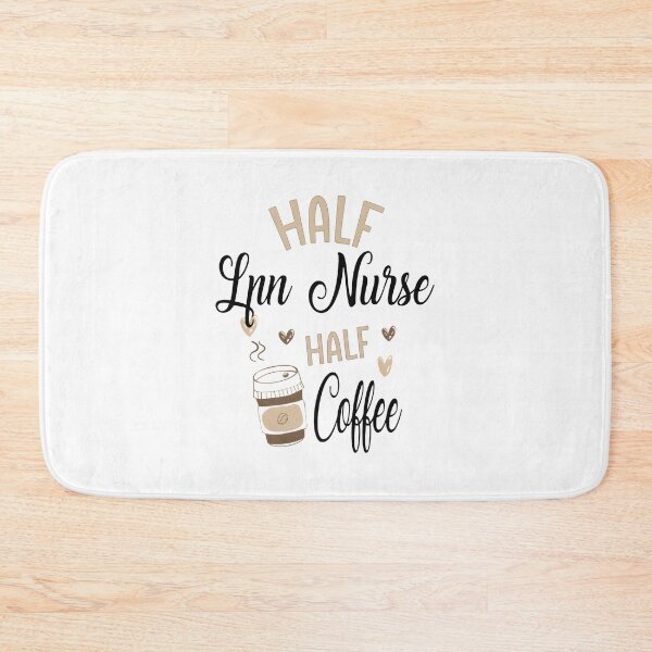 Item preview, Half Nurse Half Coffee LPN Design for Nursing Professionals designed and sold by SykeOPathYT.