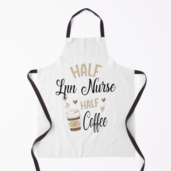 Item preview, Half Nurse Half Coffee LPN Design for Nursing Professionals designed and sold by SykeOPathYT.