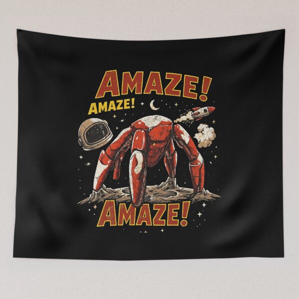 Item preview, Retro Space Robot Amaze! Vintage Sci-Fi  designed and sold by GregoryCo72459.
