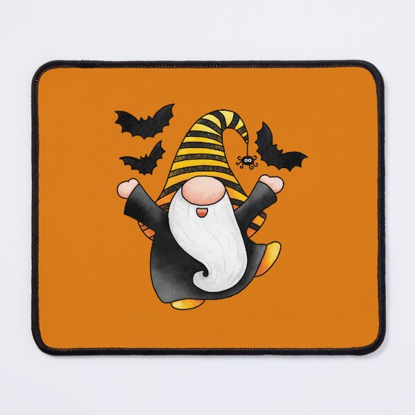Item preview, Halloween Gnome With Beard Bats and Spider Spooky Cute Kawaii Heart Witchy Fall Autumn Orange Black Stripes for Kids Moms Teachers designed and sold by pillarofme.