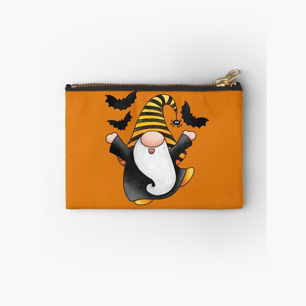 Item preview, Halloween Gnome With Beard Bats and Spider Spooky Cute Kawaii Heart Witchy Fall Autumn Orange Black Stripes for Kids Moms Teachers designed and sold by pillarofme.