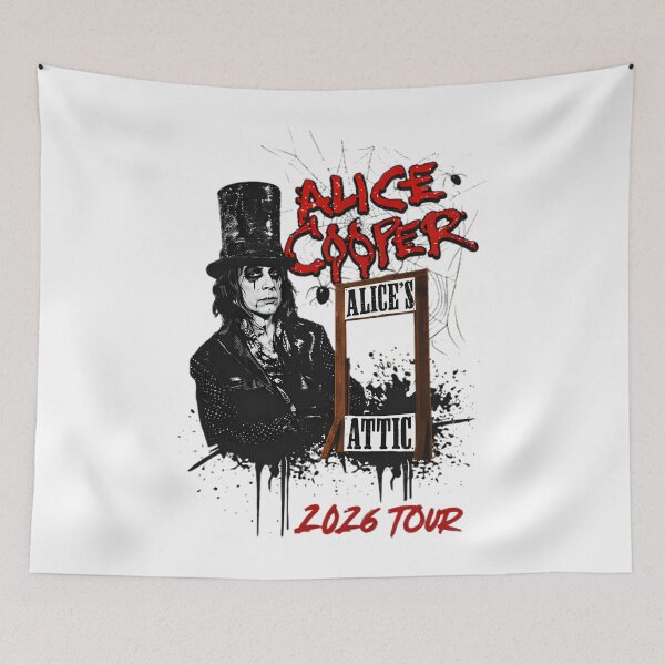 Item preview, Alice Cooper Alice’s Attic Music Tour 2026 designed and sold by meallaanezz.