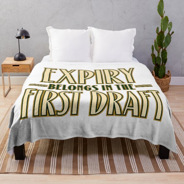 Item preview, Expiry Belongs in the First Draft Option Quote designed and sold by Bikivuno.