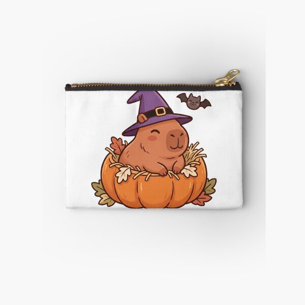 Item preview, Capybara Witch Hat Pumpkin Patch Halloween designed and sold by DofinaSur.