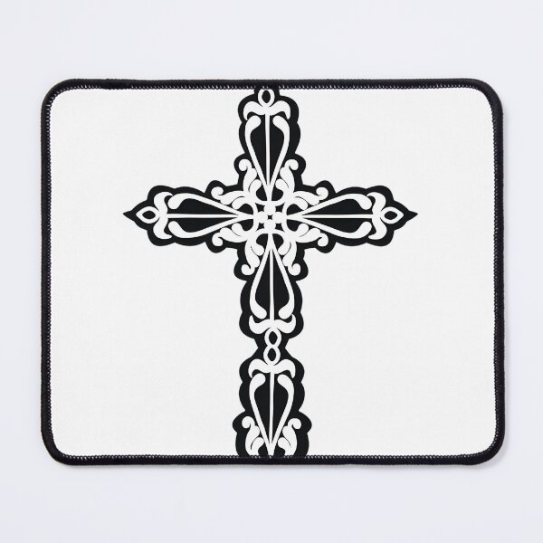 Item preview, Intricate Tribal Cross Design with Bold Lines and Cultural Patterns designed and sold by Customize Shirts.
