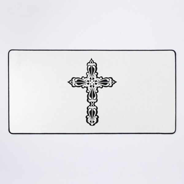 Item preview, Intricate Tribal Cross Design with Bold Lines and Cultural Patterns designed and sold by Customize Shirts.