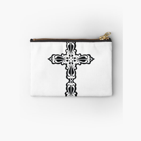 Item preview, Intricate Tribal Cross Design with Bold Lines and Cultural Patterns designed and sold by Customize Shirts.