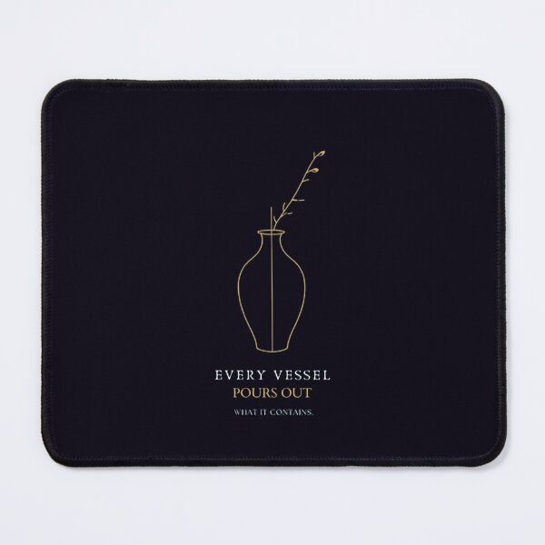 Item preview, Modern English Arabic Proverb - Every Vessel Pours What It Contains T-Shirt designed and sold by SakinahArt.