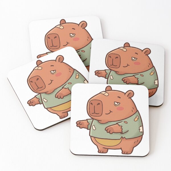 Item preview, Capybara Zombie Halloween Cute Kawaii Spooky designed and sold by DofinaSur.