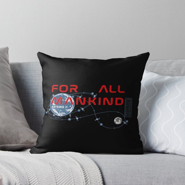 Item preview, For All Mankind_ Artemis II Mission Map designed and sold by unicorns-art.