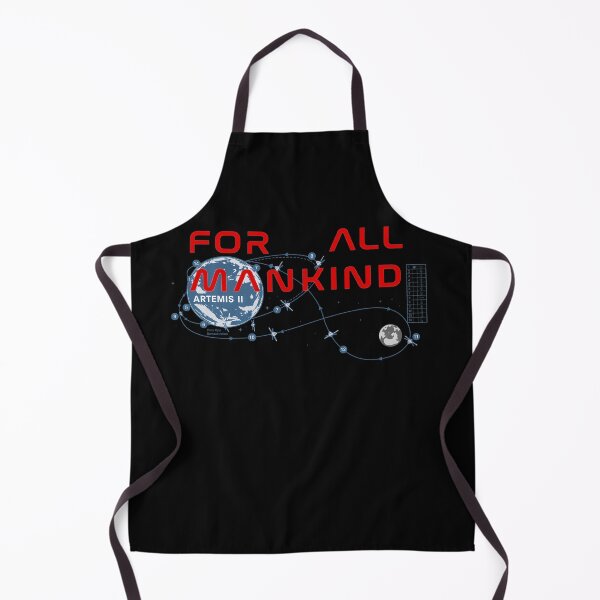 Item preview, For All Mankind_ Artemis II Mission Map designed and sold by unicorns-art.