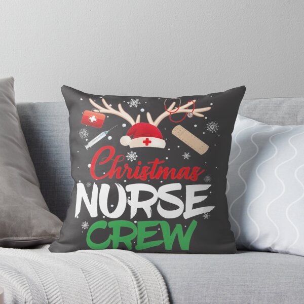 Item preview, Christmas Nurse Crew Funny Holiday Costume Design with Mask designed and sold by SykeOPathYT.