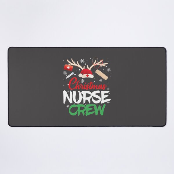 Item preview, Christmas Nurse Crew Funny Holiday Costume Design with Mask designed and sold by SykeOPathYT.