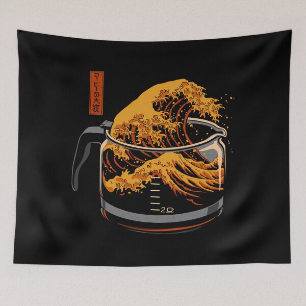 Item preview, The Great Wave Of Coffee designed and sold by crnicamujeerb.