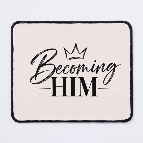 Item preview, Becoming Him – Masculine Growth & Self Improvement Motivational Quote designed and sold by Sanika arts .