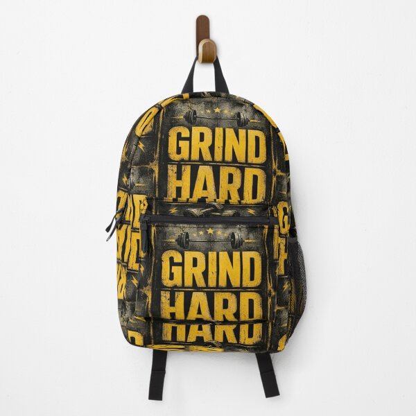 Item preview, Grind Hard Gym Motivation Weightlifting Workout designed and sold by creativerooney.