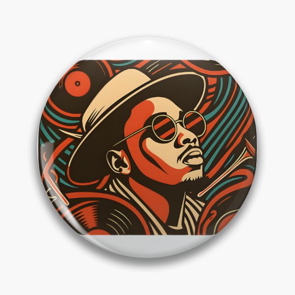 Item preview, Anderson .Paak Retro Music Style Design Featuring Vinyl Records and Funk Soul Vibes designed and sold by Barhooom.