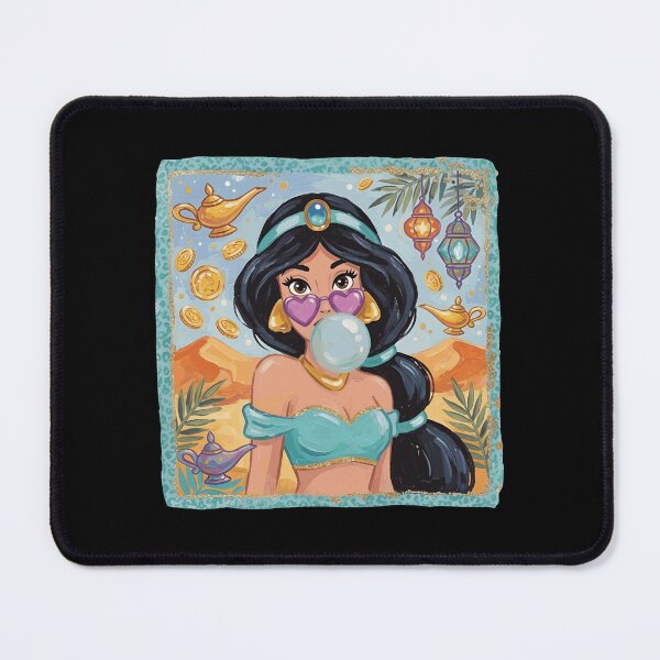 Item preview, Princess Jasmine Bubblegum Fun Disney Inspired Graphic Tee designed and sold by BrianCook30380.