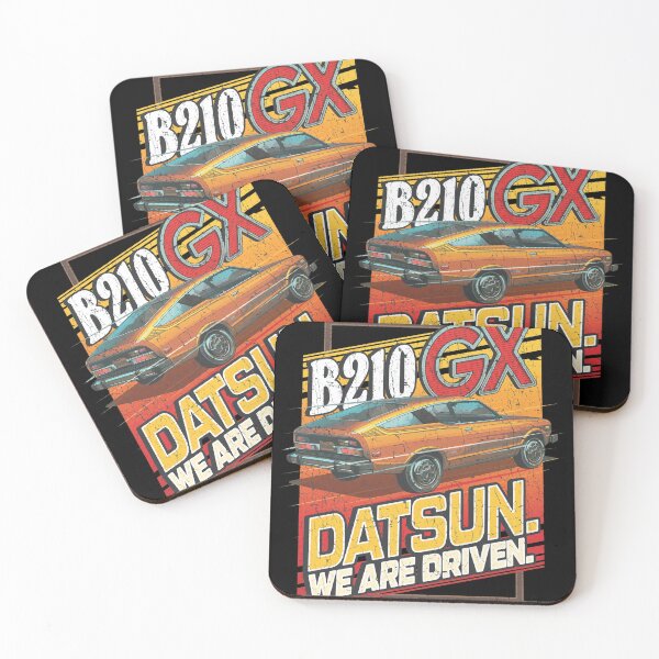 Item preview, Datsun B210 GX We Are Driven Retro Car Art designed and sold by Oraast.