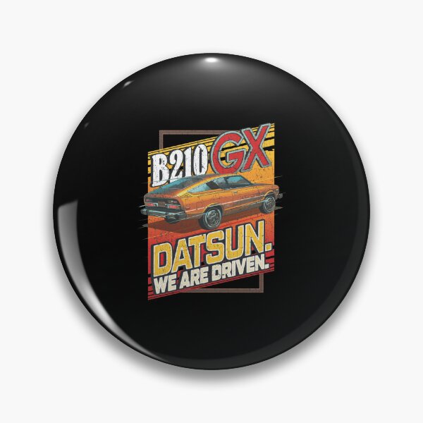 Item preview, Datsun B210 GX We Are Driven Retro Car Art designed and sold by Oraast.