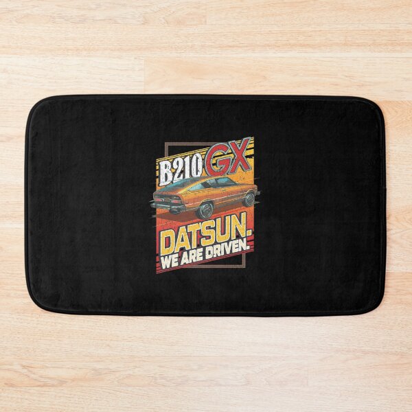 Item preview, Datsun B210 GX We Are Driven Retro Car Art designed and sold by Oraast.