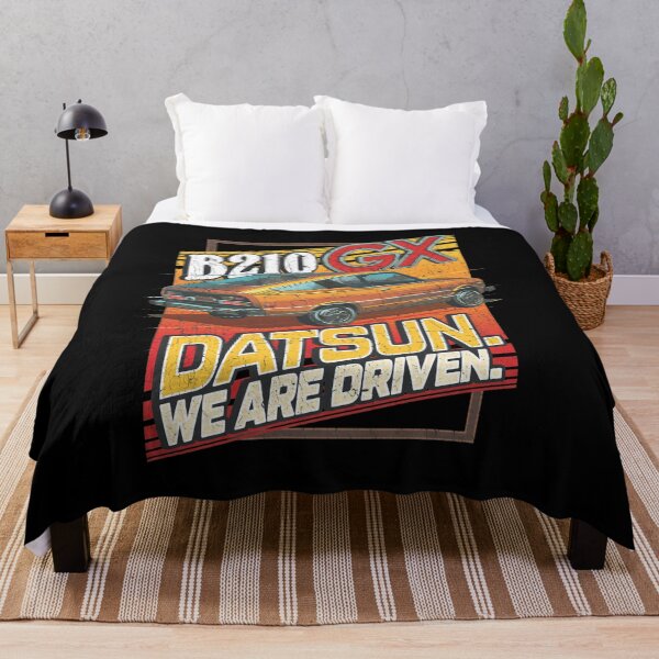 Item preview, Datsun B210 GX We Are Driven Retro Car Art designed and sold by Oraast.