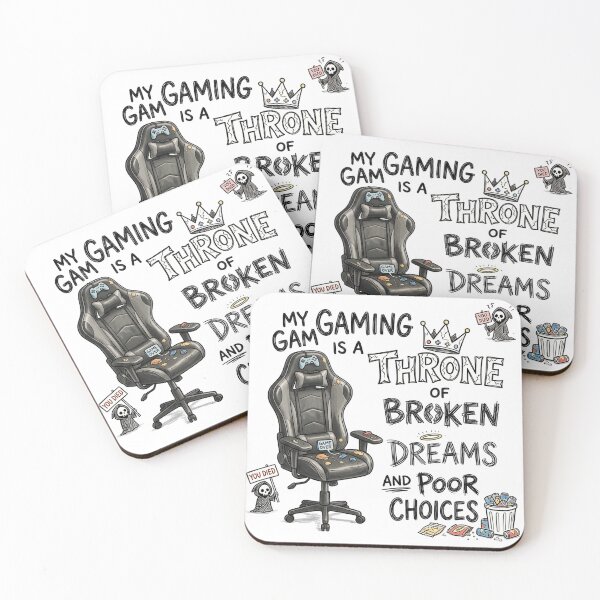Item preview, My gaming chair is a throne of broken dreams and poor choices. designed and sold by jrzvibe.