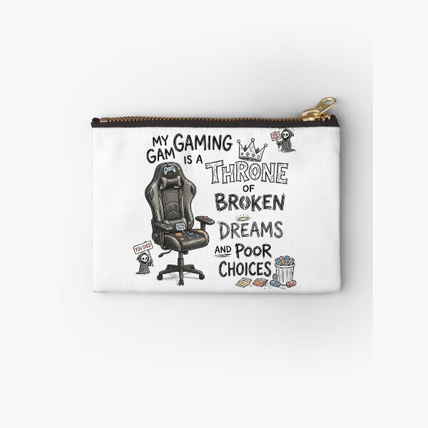 Item preview, My gaming chair is a throne of broken dreams and poor choices. designed and sold by jrzvibe.