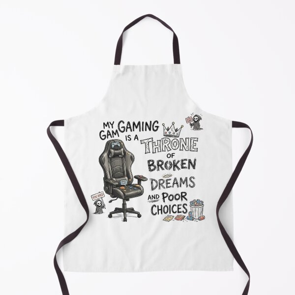 Item preview, My gaming chair is a throne of broken dreams and poor choices. designed and sold by jrzvibe.
