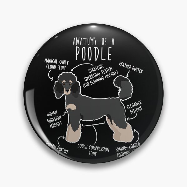 Item preview, Phantom Standard Poodle Dog Anatomy designed and sold by Clara Hollins.