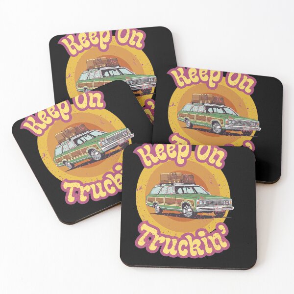 Item preview, Keep On Truckin Retro Station Wagon Woodie Design designed and sold by Oraast.