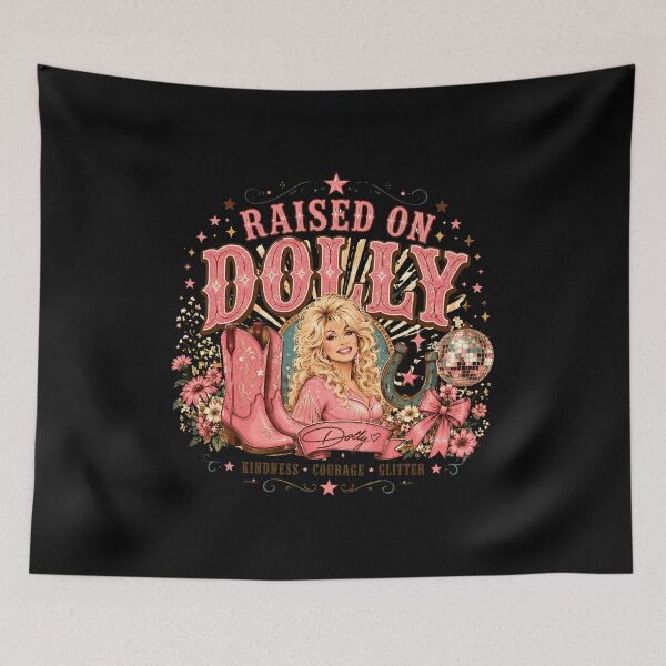 Item preview, Raised on Dolly Parton Country Western Disco Boots designed and sold by Christoph84989.