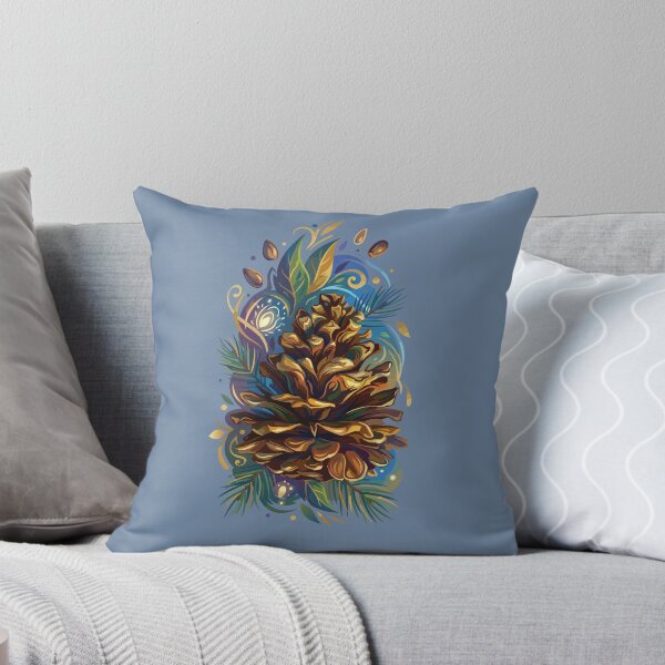 Item preview, Pine Cone Alone Colorful designed and sold by Azadi-Tree.