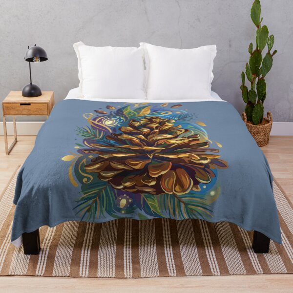 Item preview, Pine Cone Alone Colorful designed and sold by Azadi-Tree.