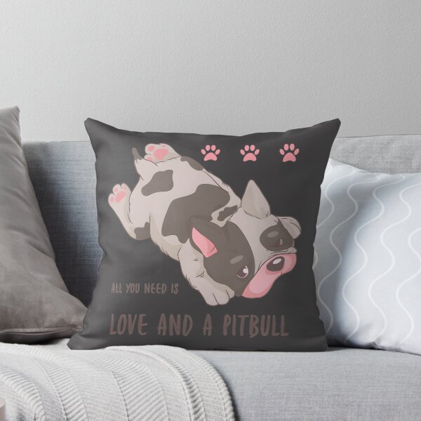 Item preview, Happiness Is Being Loved by a Pit Bull - Heartwarming Dog Lover Design designed and sold by TAREEART.