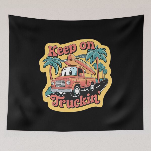 Item preview, Keep on Truckin Vintage Surf Truck designed and sold by Oraast.