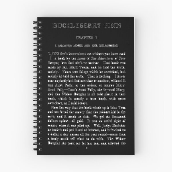 Item preview, The Adventures of Huckleberry Finn by Mark Twain - Classic Novel First Page Design designed and sold by SprintMonkey.