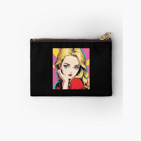 Item preview, Retro Anime Pop Art Blonde Beauty Portrait designed and sold by Oraast.