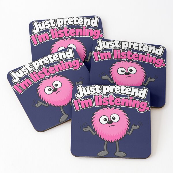 Item preview, Just Pretend I'm Listening designed and sold by TheThinglings.