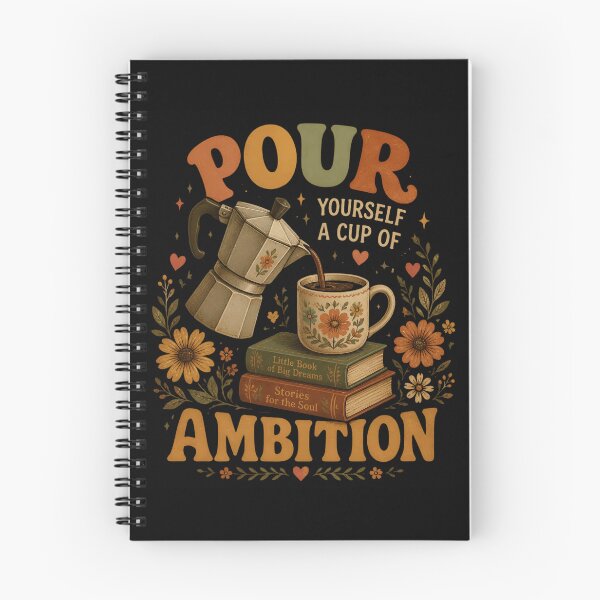 Item preview, Good Thoughts Grow Your Mind Coffee Books Floral Vintage Book Lover designed and sold by Zizo-DR44.