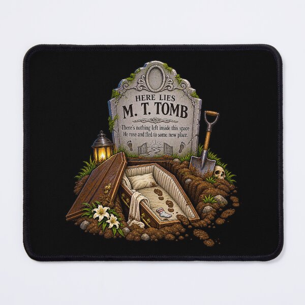 Item preview, ⚡HAUNTED TOMBSTONE COLLECTION - M.T. Tomb - dark version designed and sold by WheelieGdArt.