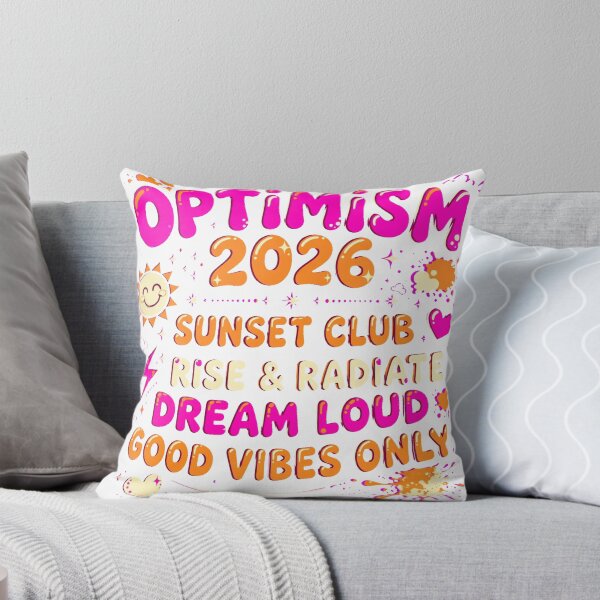 Item preview, ptimism 2026 Sunset Club Retro T-Shirt Graphic | Maximalism 2026 Summer PNG | Good Vibes Only designed and sold by Csaba1983.
