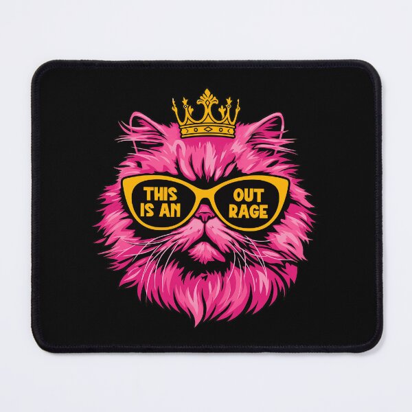 Item preview, Sassy Pink Cat Crown Sunglasses Outrage Queen designed and sold by JasonGrav33650.